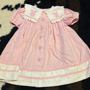 Bonnie Jean pink bunny dress size 3T